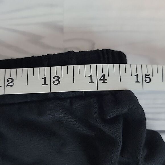 Spense faux wrap skirt with fringe - black Women's Size M - Picture 8 of 9